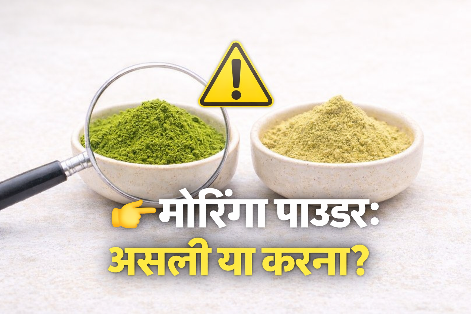 मोरिंगा पाउडर असली है या नकली? खरीदने से पहले करें ये 7 ज़रूरी टेस्ट